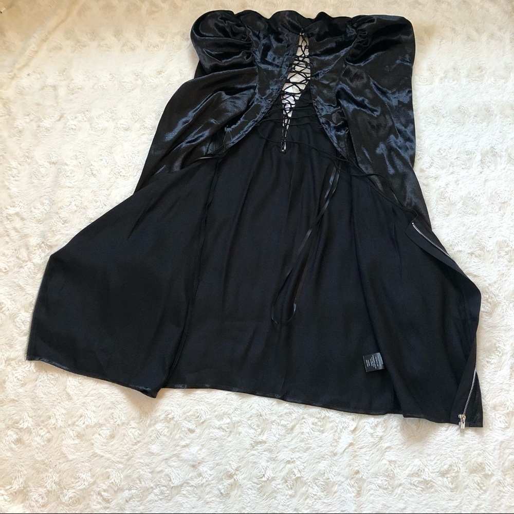 FOR Love & Lemons Prince Lace Up Mini Dress Size Large - Picture 12 of 14